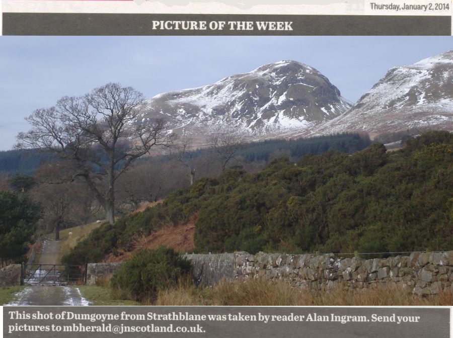 Dumgoyne and the Campsie Fells from Strathblane