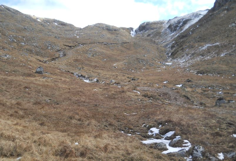 Bealach ( col ) between Beinn Sgulaird and Creach Bheinn