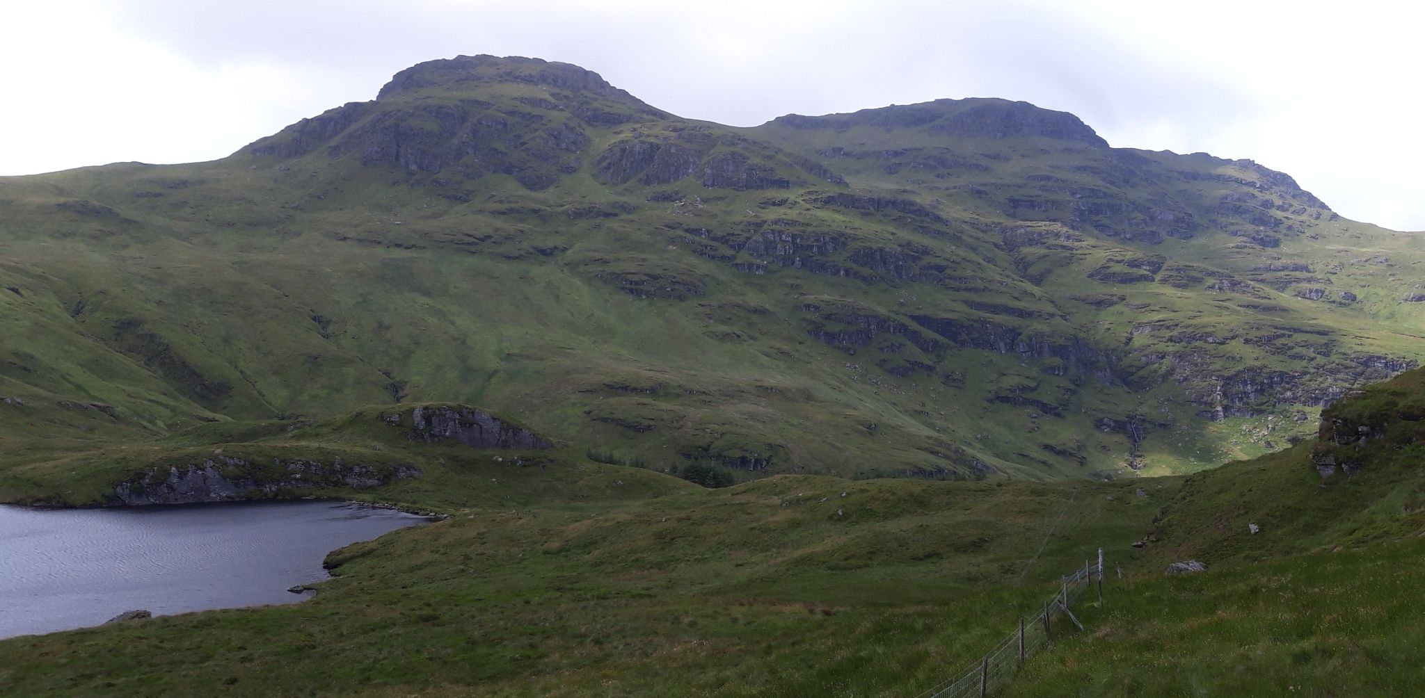 Beinn Bheula above Lochain nan Cnaimh