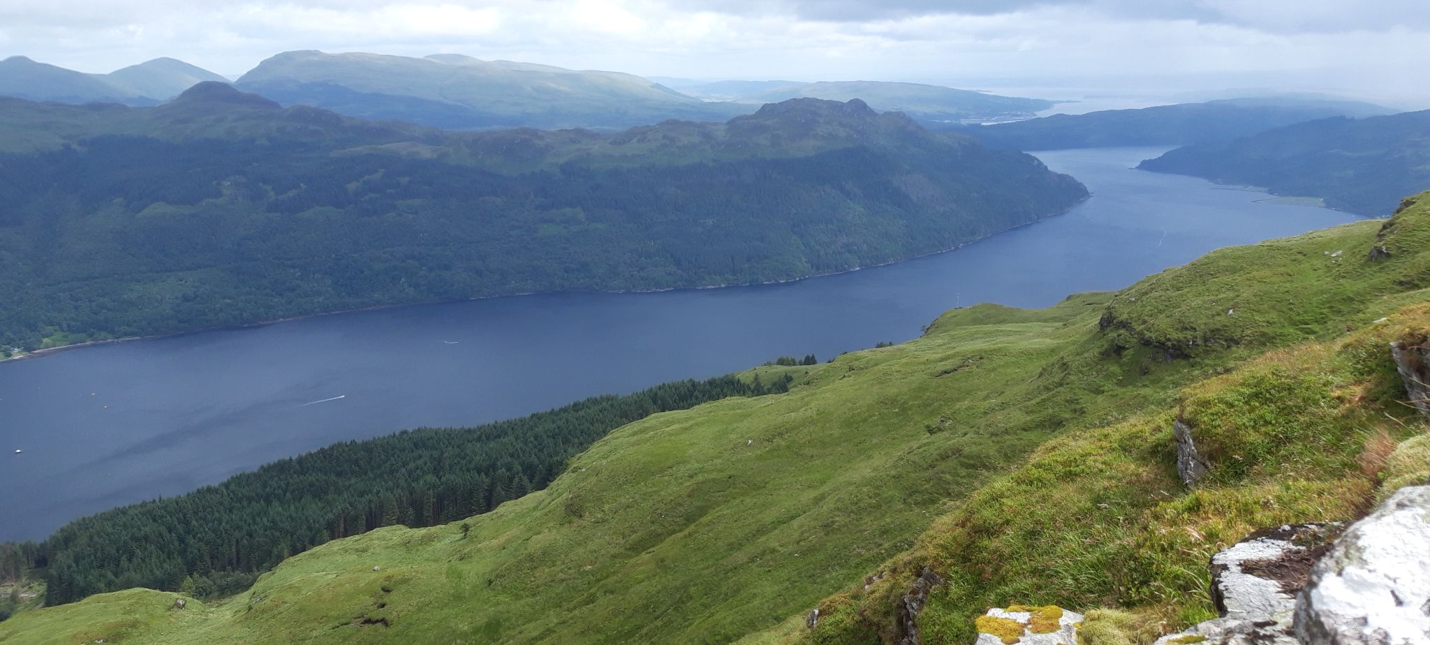 Peaks above Loch Goil from Cruach nam Miseag