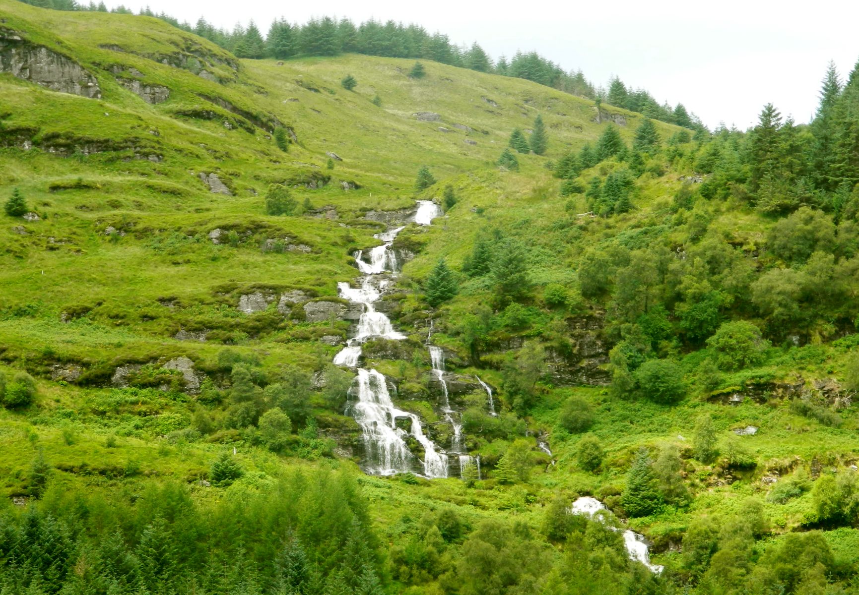 Waterfall on the Cowal Way