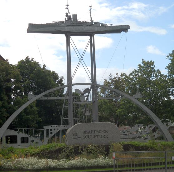 The Beardmore Sculpture in Dalmuir