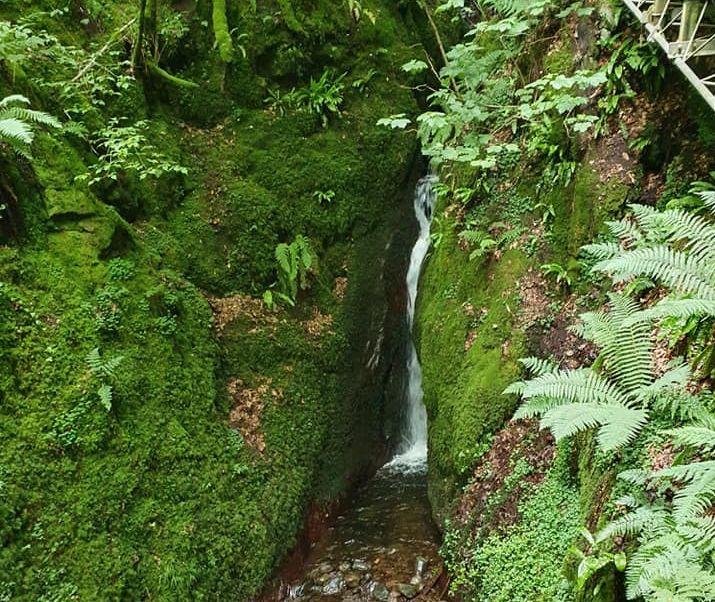 Sochie Falls on Burn of Sorrow near Castle Campbell