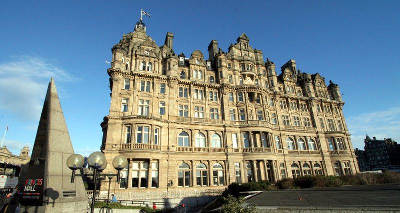 Balmoral Hotel in Edinburgh City Centre