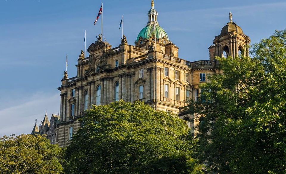 Bank of Scotland on the Mound in the City Centre of Edinburgh City Centre