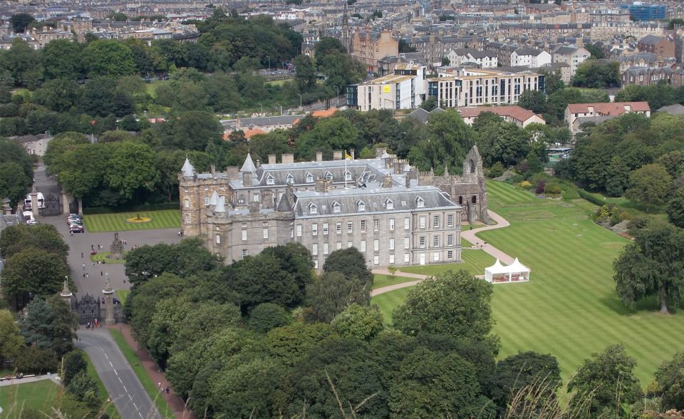 Holyrood Palace from Salisbury Crags