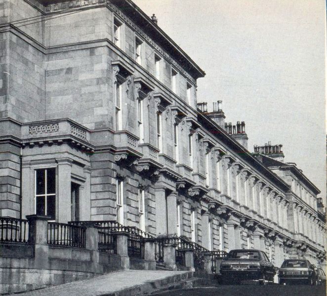 Kirklee Terrace in Great Western Road, Glasgow