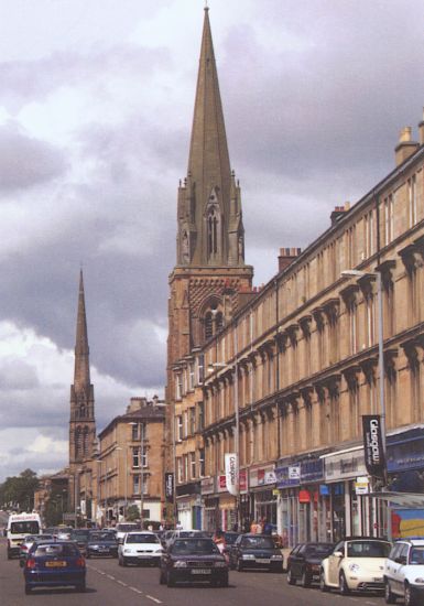 Great Western Road in Glasgow