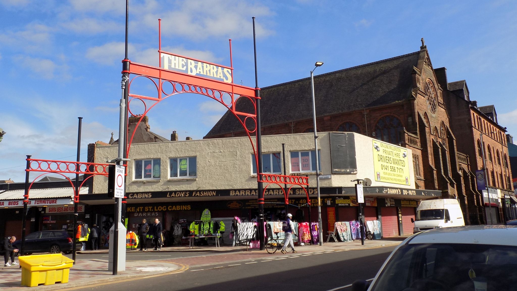 Entrance Archway to "The Barras " ( Barrowland ) in Glasgow