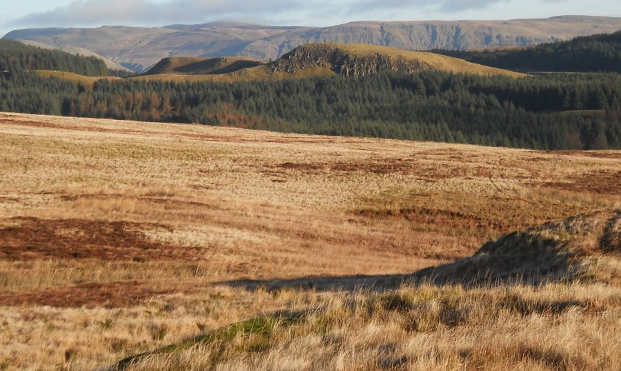 Campsie Fells from Cochno Hill