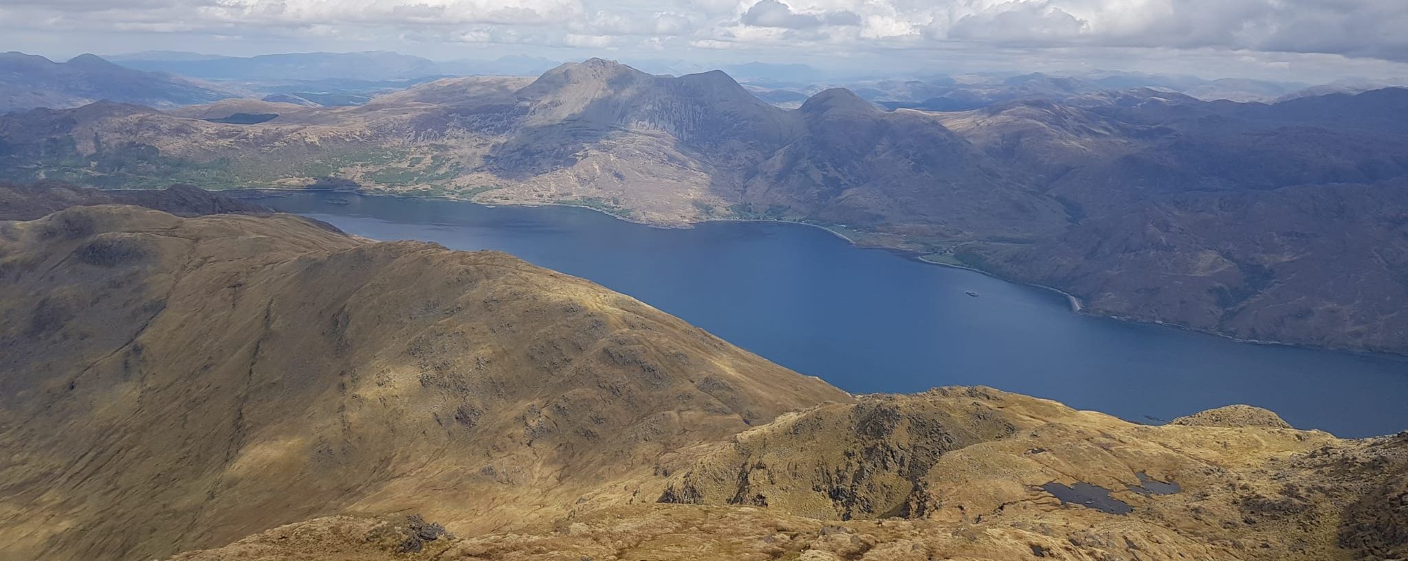 Beinn Sgritheall above Loch Hourn from Ladhar Bheinn