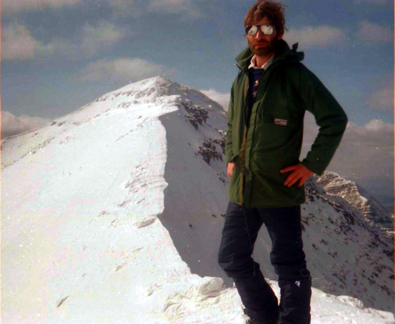 Winter ascent of Liathach in the Torridon Region of the NW Highlands of Scotland