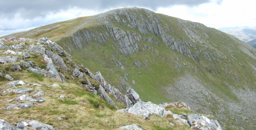 Beinn Fhada ( Attow ) in Gleann Lichd in NW Highlands of Scotland