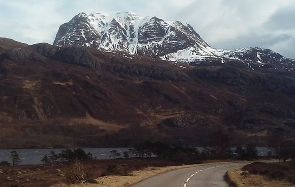 Slioch above Loch Maree in the North West Highlands of Scotland