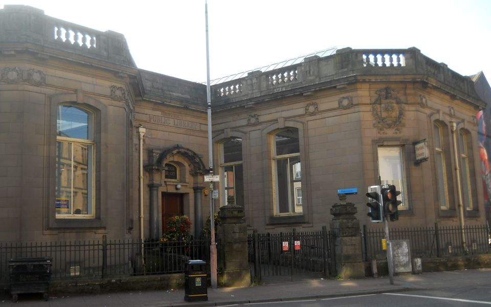 Partick Public Library in Dumbarton Road