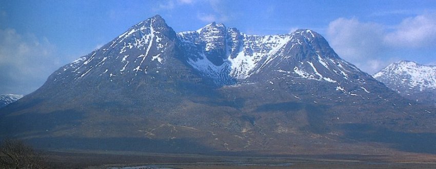 Beinn Dearg Mor from Sheneval