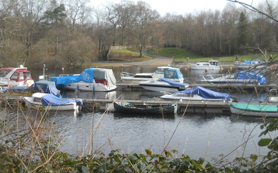 Balloch Castle Country Park across the River Leven