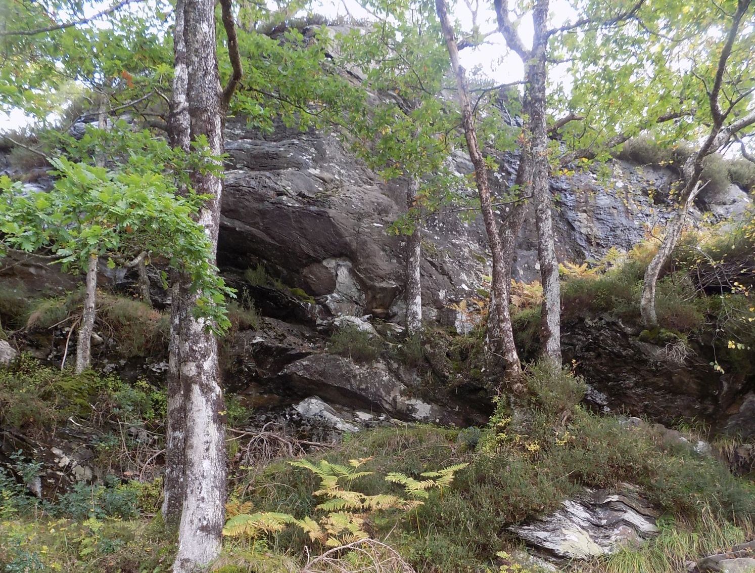 Rock Crags above the West Highland Way