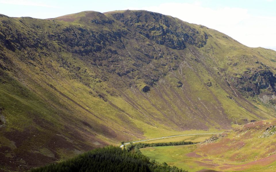 Cliffs of Scurran Ridge above Sma' Glen from Dun Mor Ridge