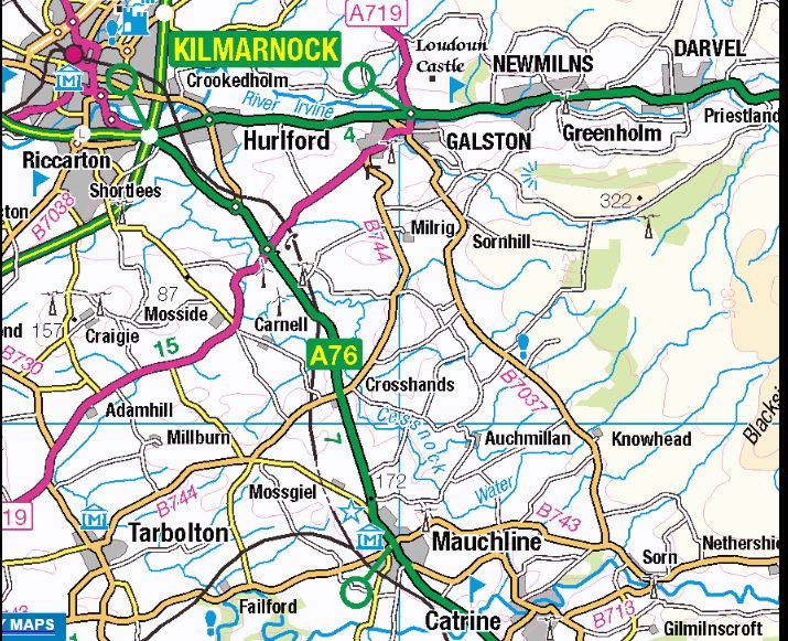 Location Map of Sorn