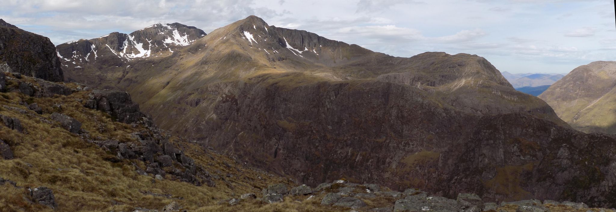 Bidean nam Bian  and Stob Coire nan Lochain