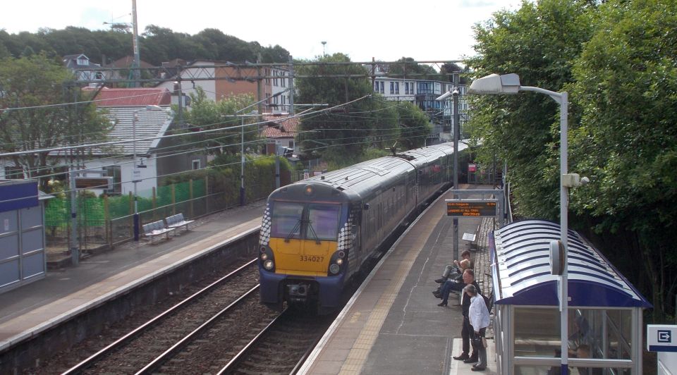 Train at Railway Station in Westerton