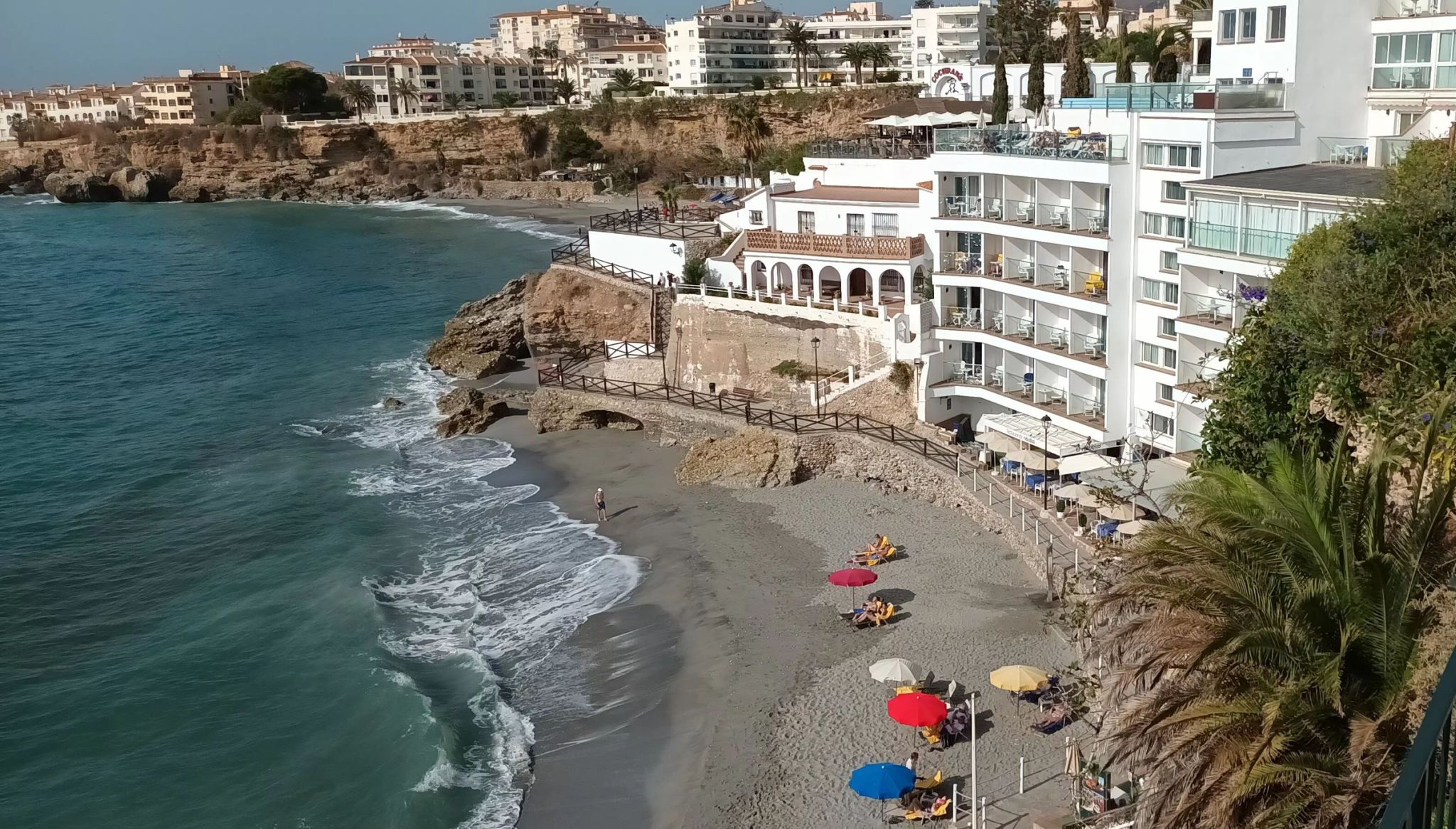 Nerja on the Costa del Sol in Andalucia in Southern Spain