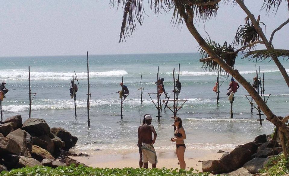 Stilt Fishermen at Hikkaduwa