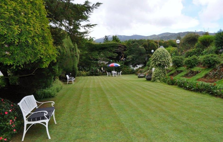 English style garden in Nuwara Eliya in the Hill Country of Sri Lanka