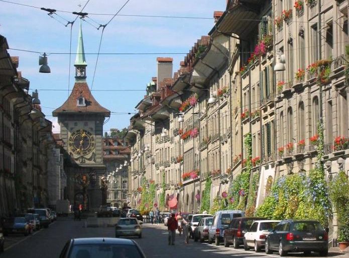 Clock Tower in Berne - capital city of Switzerland