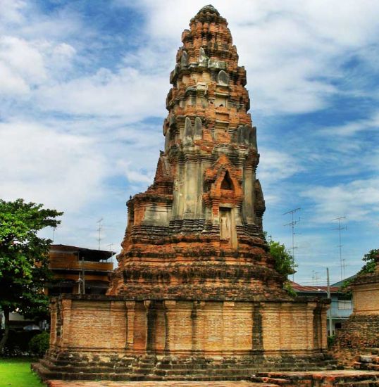 Wat Phra Si Ratana Mahatha in Lopburi in Northern Thailand