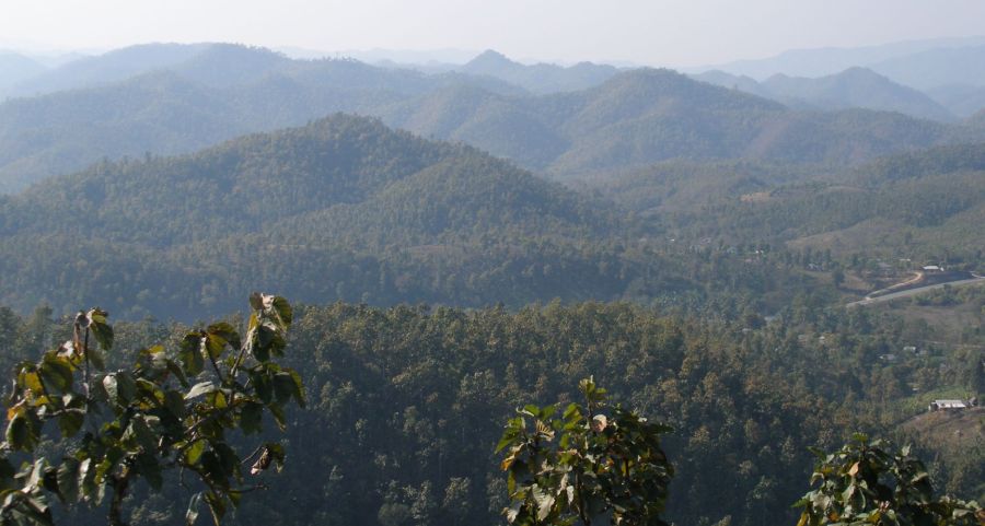 Shan Hills at Mae Hong Song