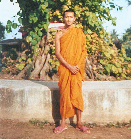 Buddhist Monk at Chumpon Wat