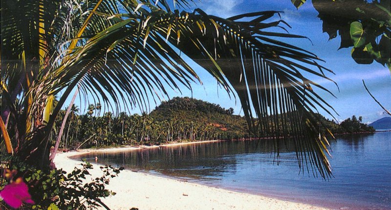 Beach on Koh Samui in Southern Thailand