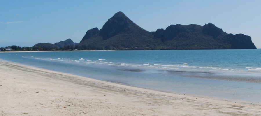 Beach and Bay at Ao Manao at Prachuap Kiri Khan