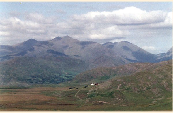 Macgillycuddy Reeks - the Largest and Highest Mountain Range in Ireland