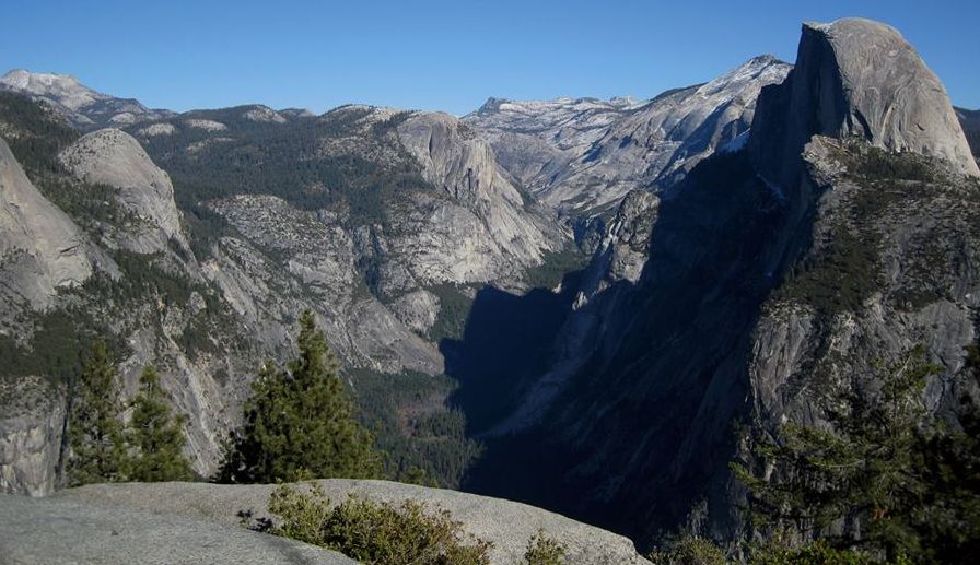 Half Dome in Yosemite Valley National Park in California