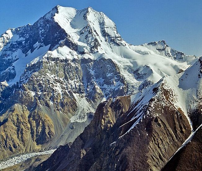 Pik Korzhenevsky in Tadjikstan, Central Asia