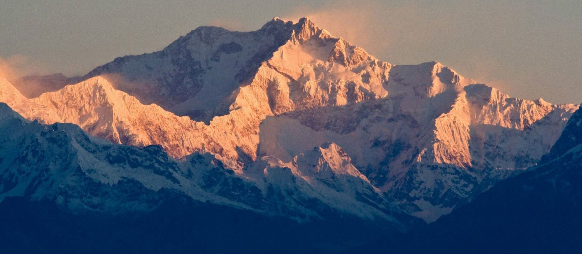 Kangchenjunga from Darjeeling in NE India